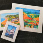 Examples of Small, Medium, and Large Mounted Prints