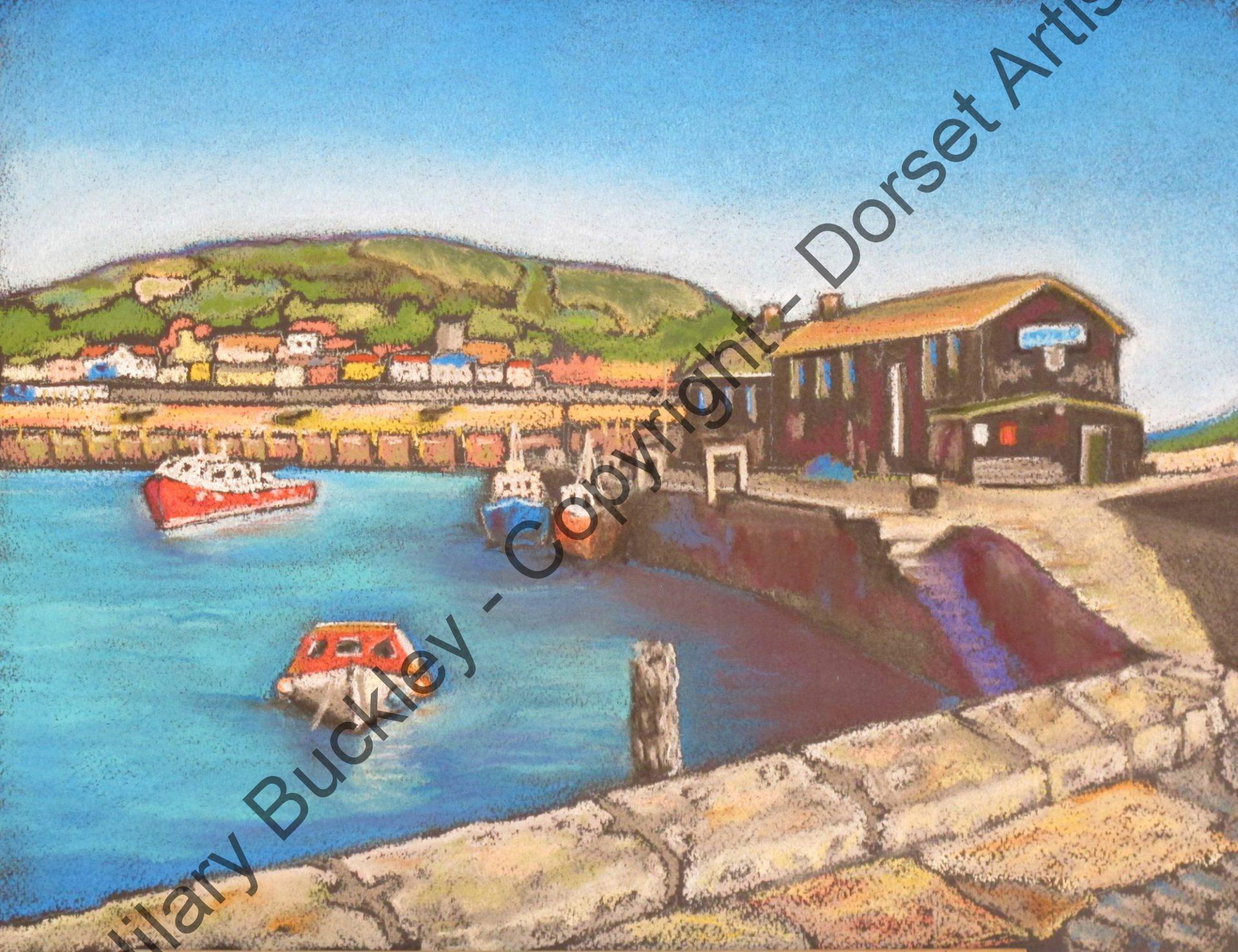 Black Pastel Cobb, Lyme Regis