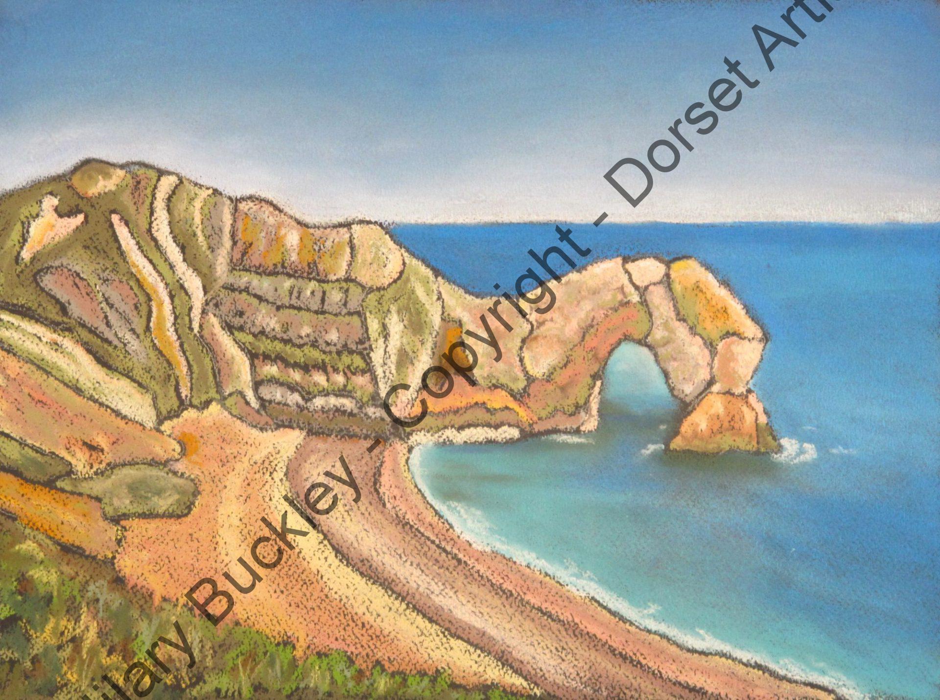 Black Pastel Durdle Door