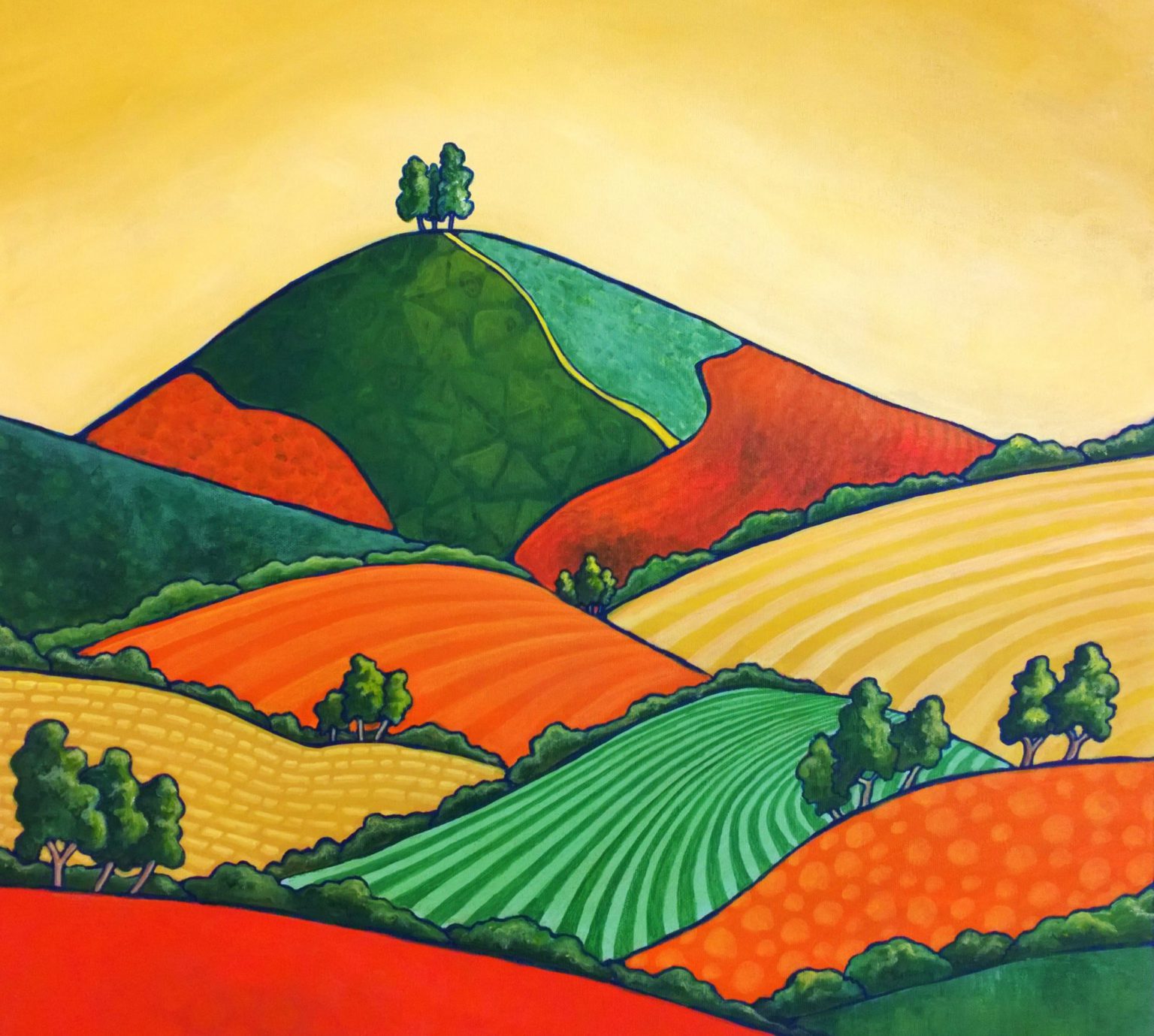 Classic Patterns Of Colmers Hill Hilary Buckley Dorset Artist