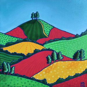Red and Green Patterns of Colmer's Hill