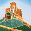 Green Patterns of Corfe Castle