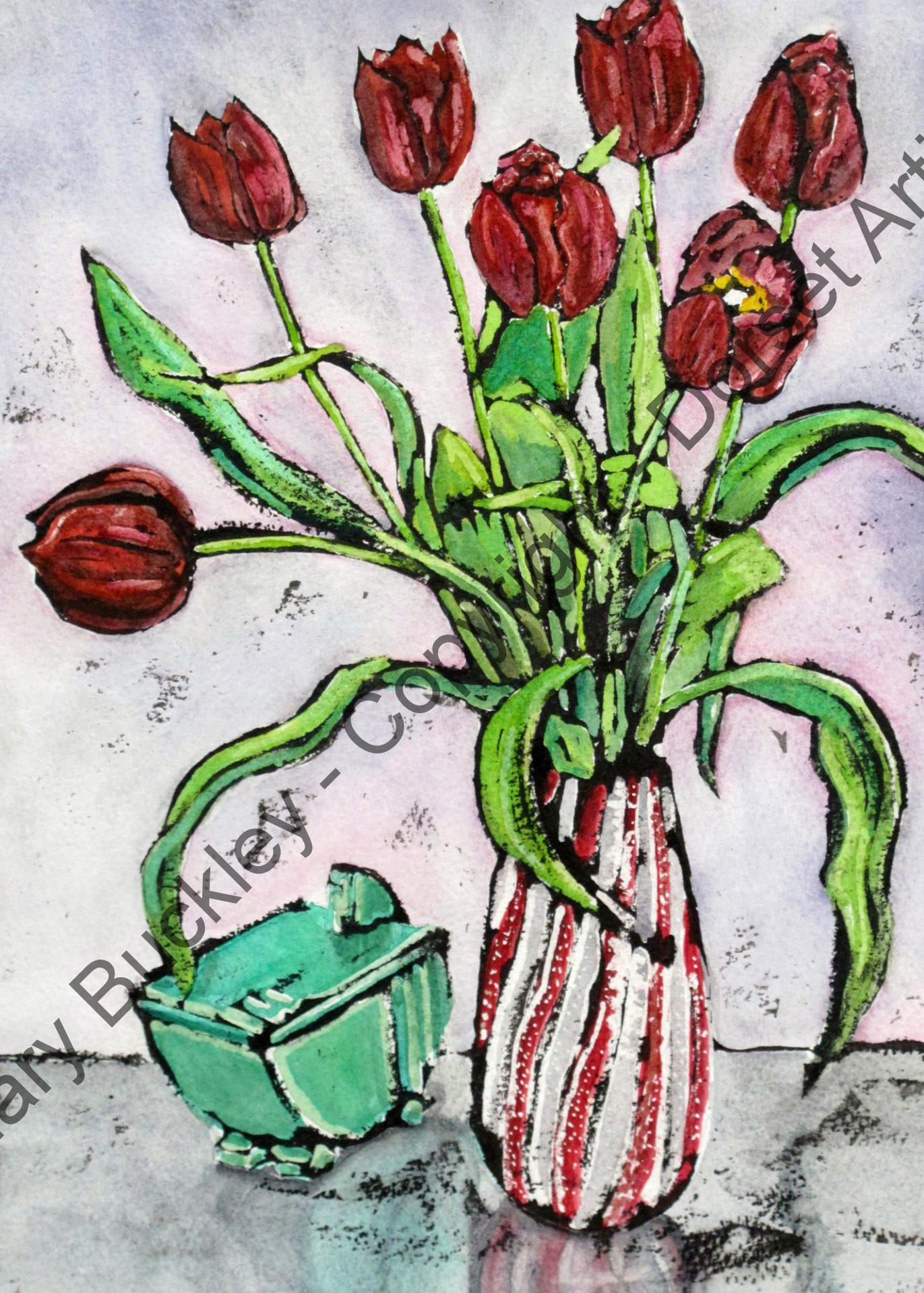 Magenta Tulips