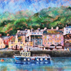 Marine Parade from the Water, Lyme Regis