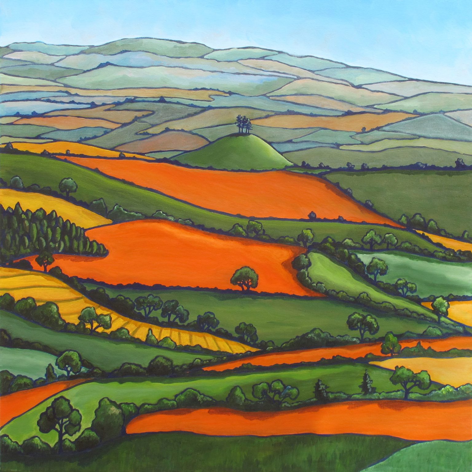 Marshwood Vale to Colmer’s Hill | Hilary Buckley - Dorset Artist - Lyme ...