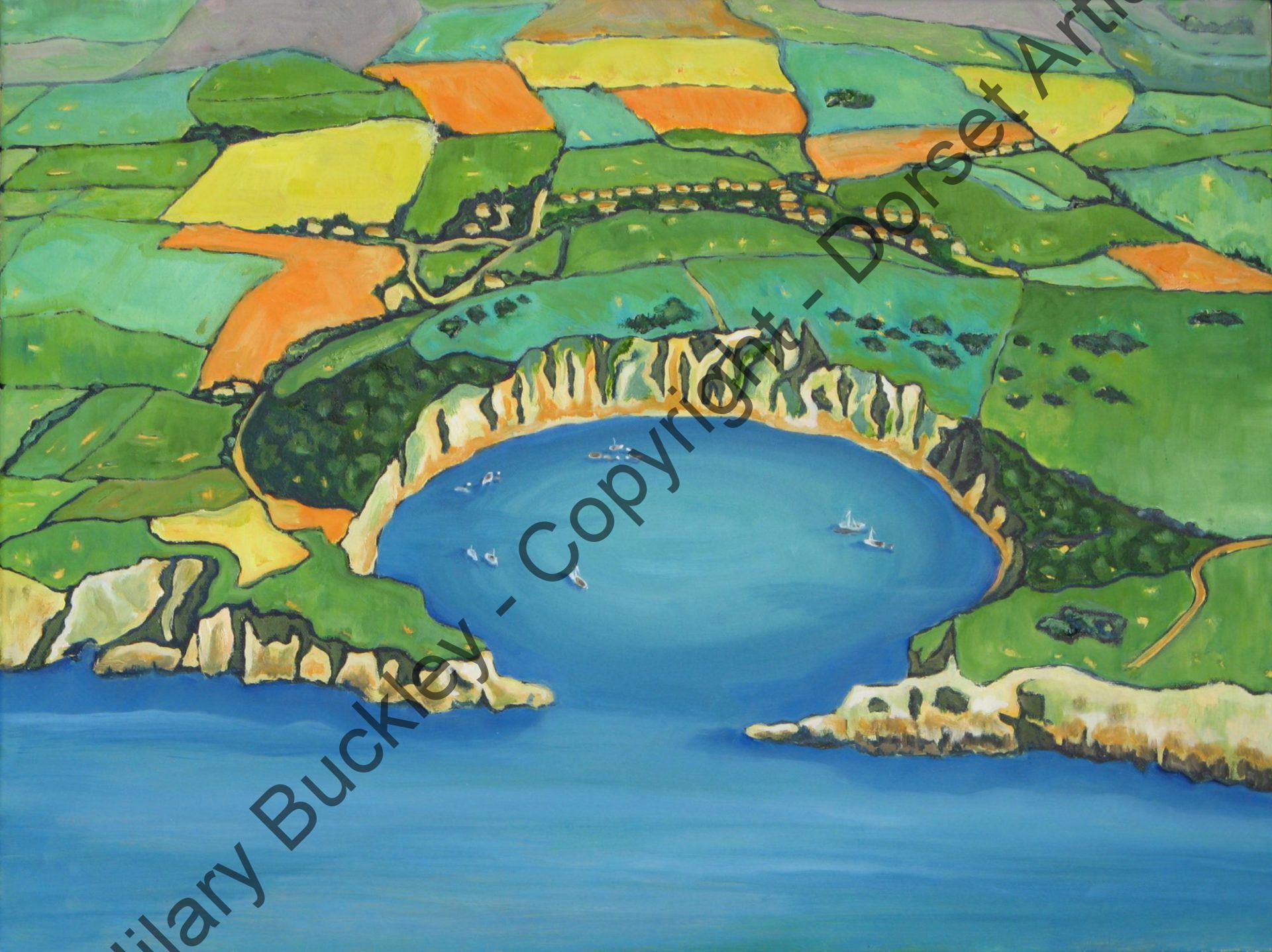 Over Lulworth Cove