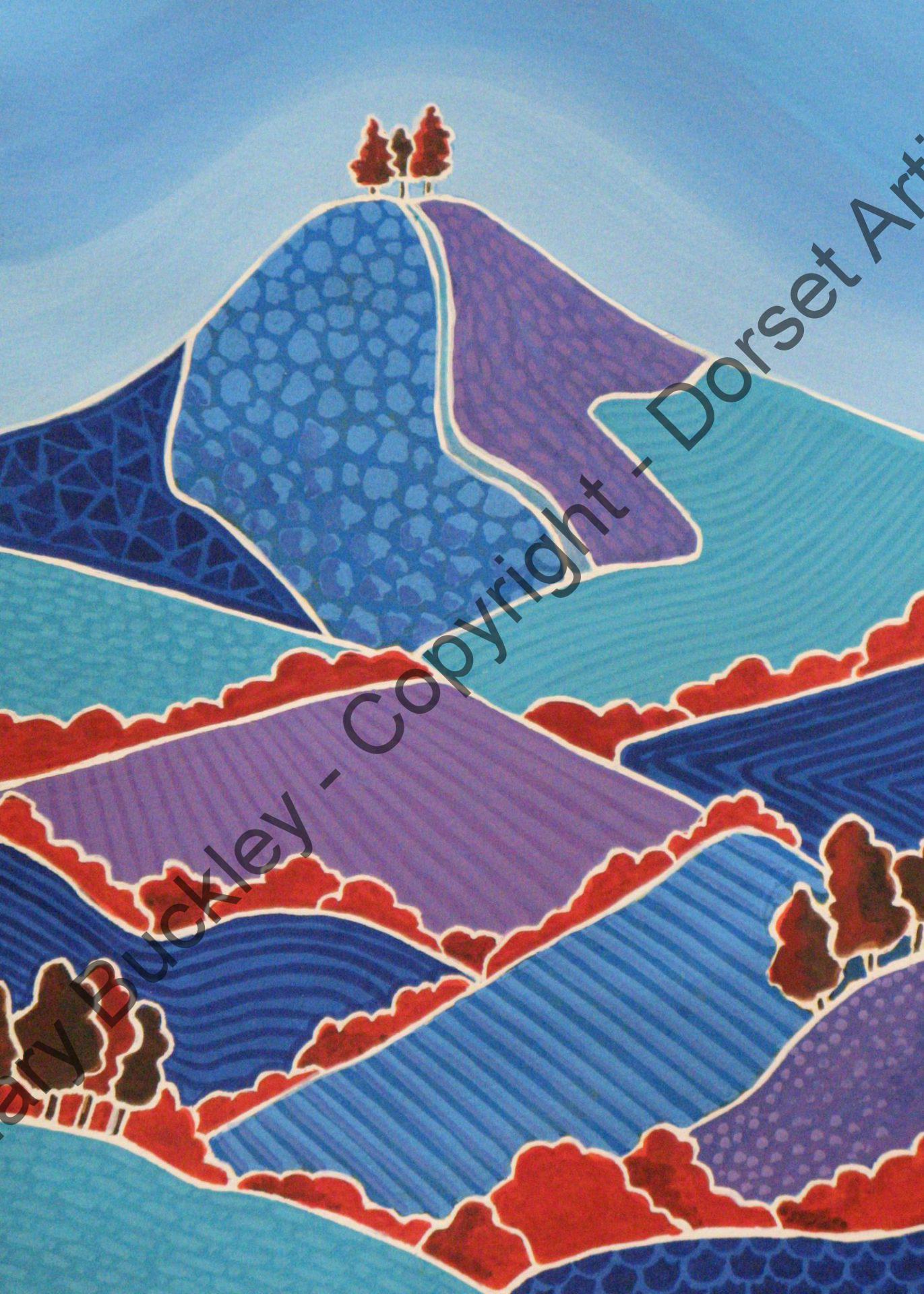 Purple Patterns of Colmer's Hill