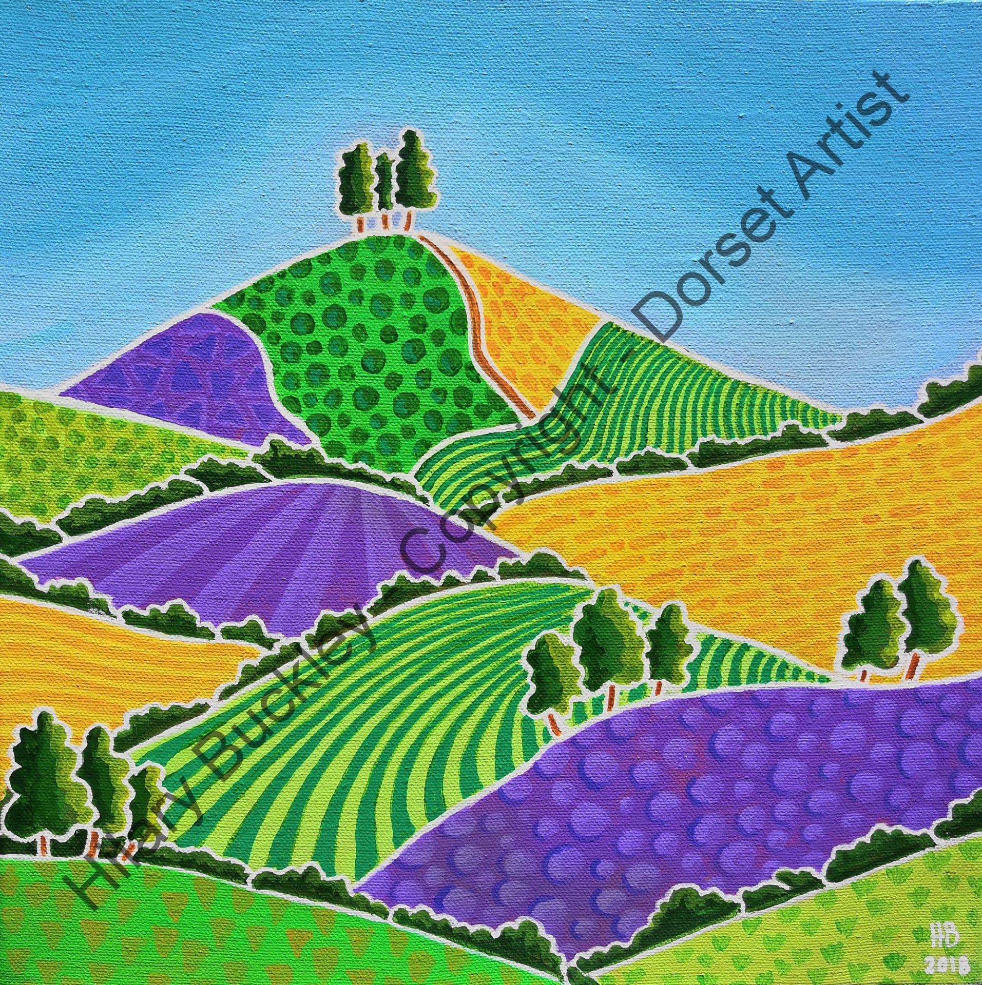 Purple and Green Patterns of Colmer's Hill
