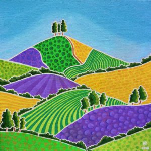 Purple and Green Patterns of Colmer's Hill