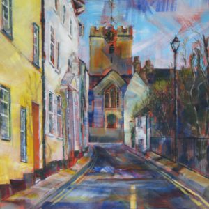 St Michaels from Monmouth Street, Lyme Regis