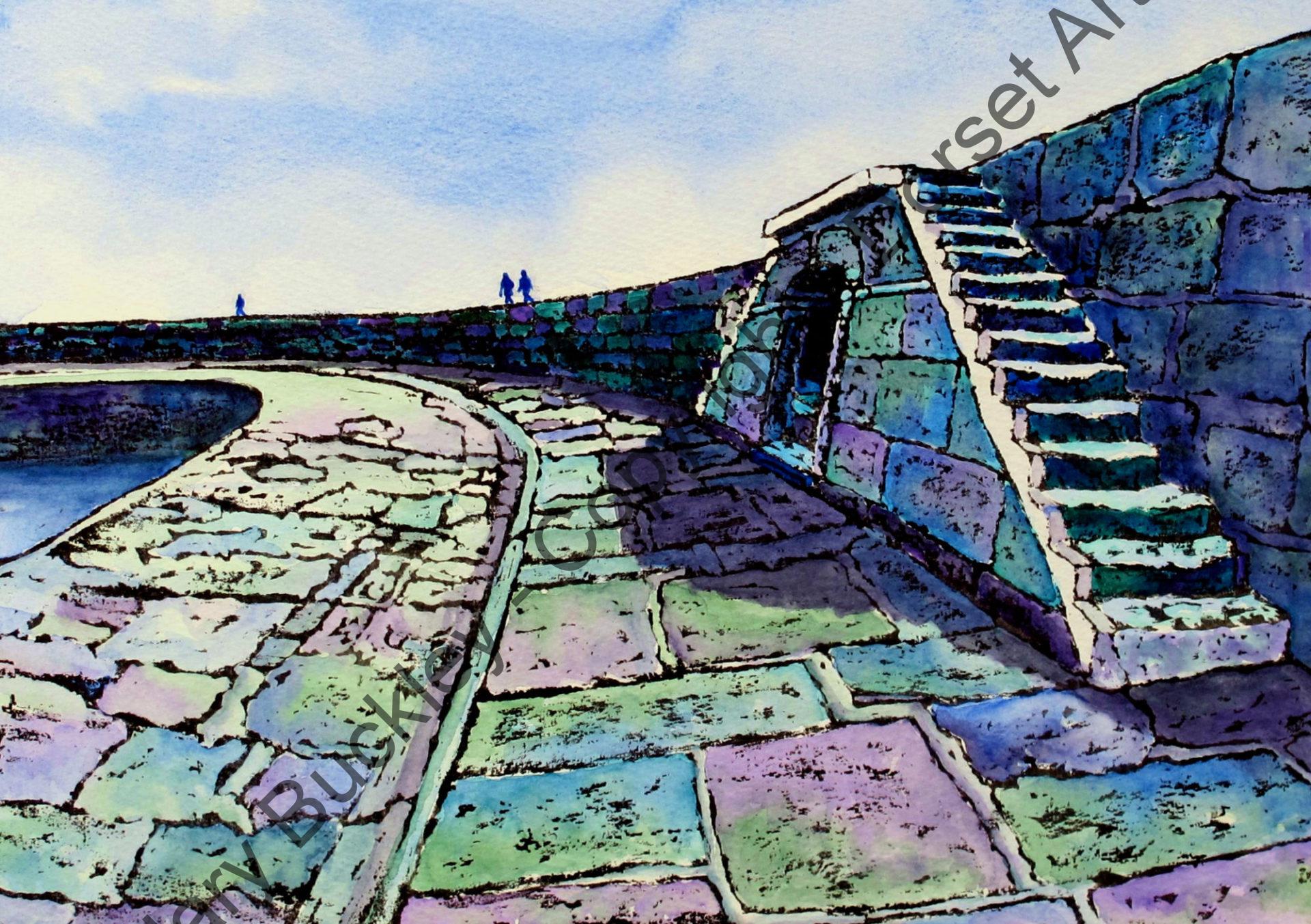 Steps on the Cobb, Lyme Regis