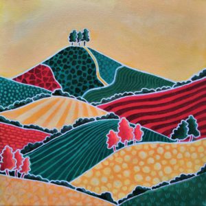 Sunlit Patterns of Colmer's Hill