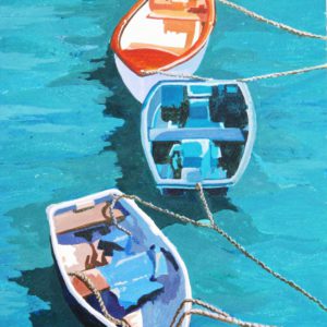 Three Boats at the Cobb, Lyme Regis