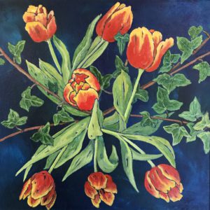 Tulips and Ivy