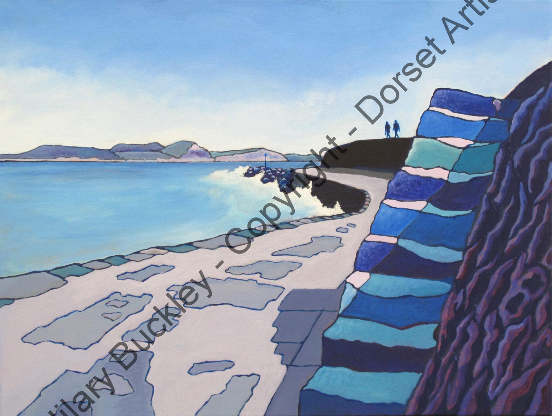 Weathered Steps on the Cobb, Lyme Regis