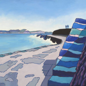 Weathered Steps on the Cobb, Lyme Regis