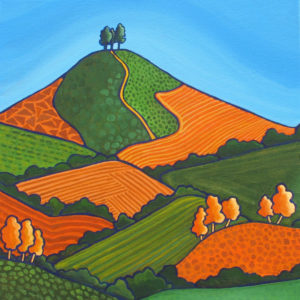 Orange Patterns of Colmer's Hill