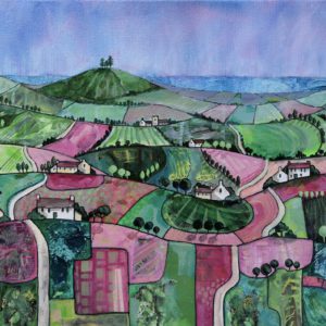 Pink Patchwork to Colmer’s Hill