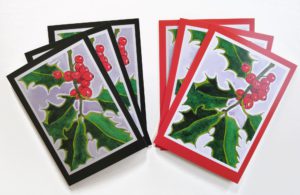 Holly Christmas Card Pack