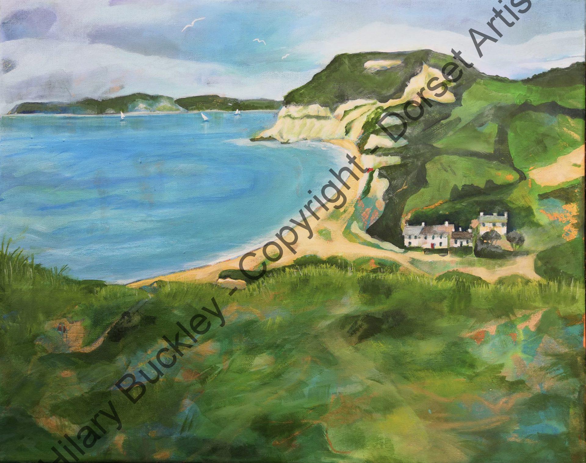 Over to Golden Cap from Seatown