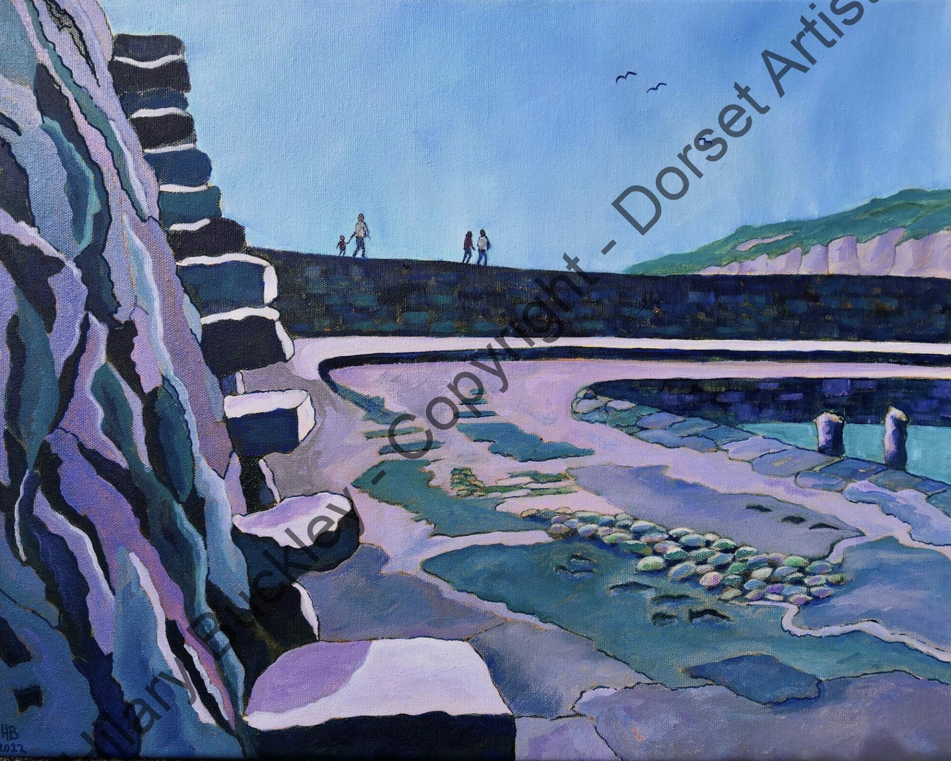 Granny's Teeth Steps on the Cobb, Lyme Regis