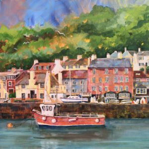 Looking back at Marine Parade, Lyme Regis