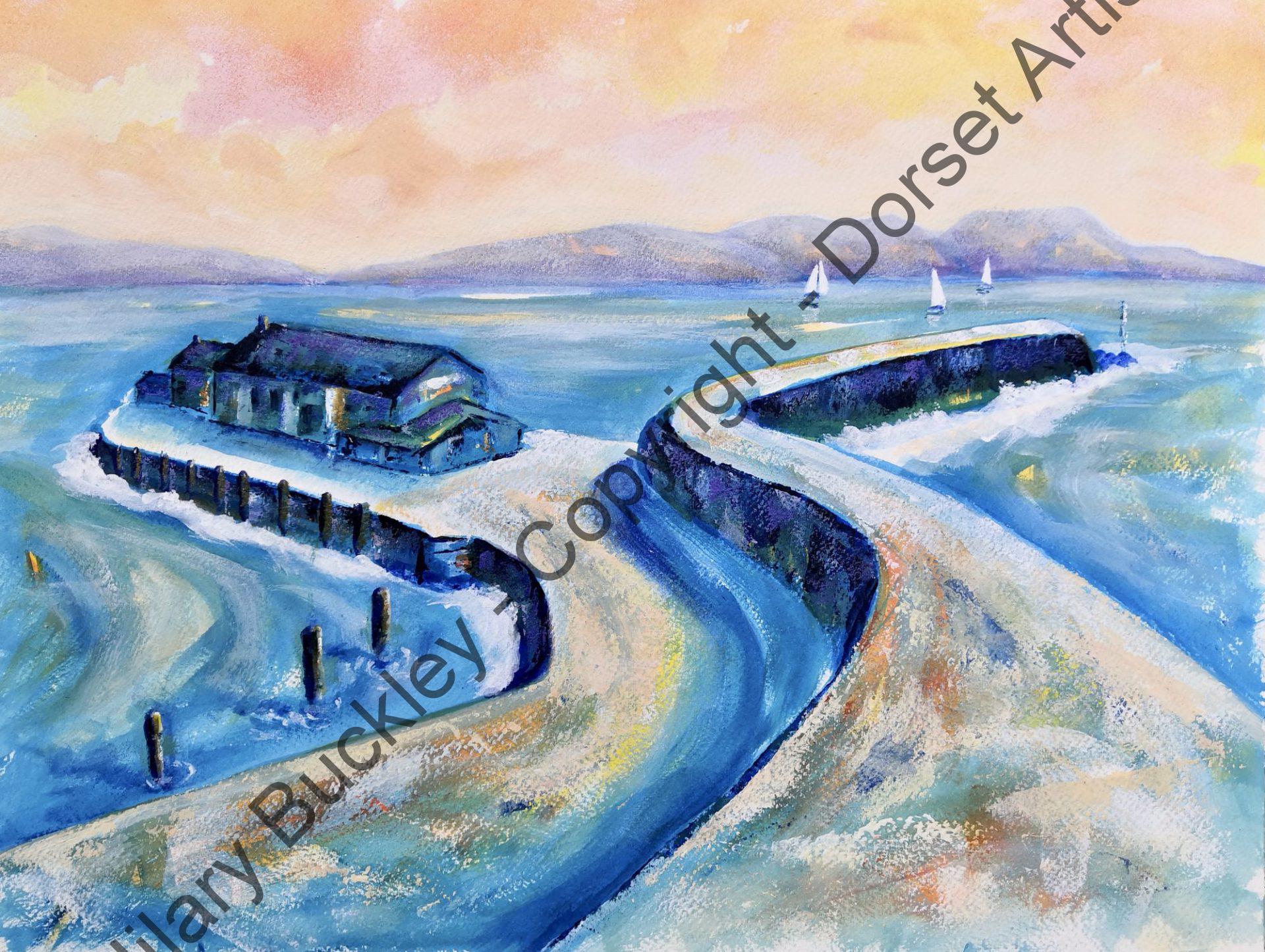 A Breezy Day on the Cobb, Lyme Regis