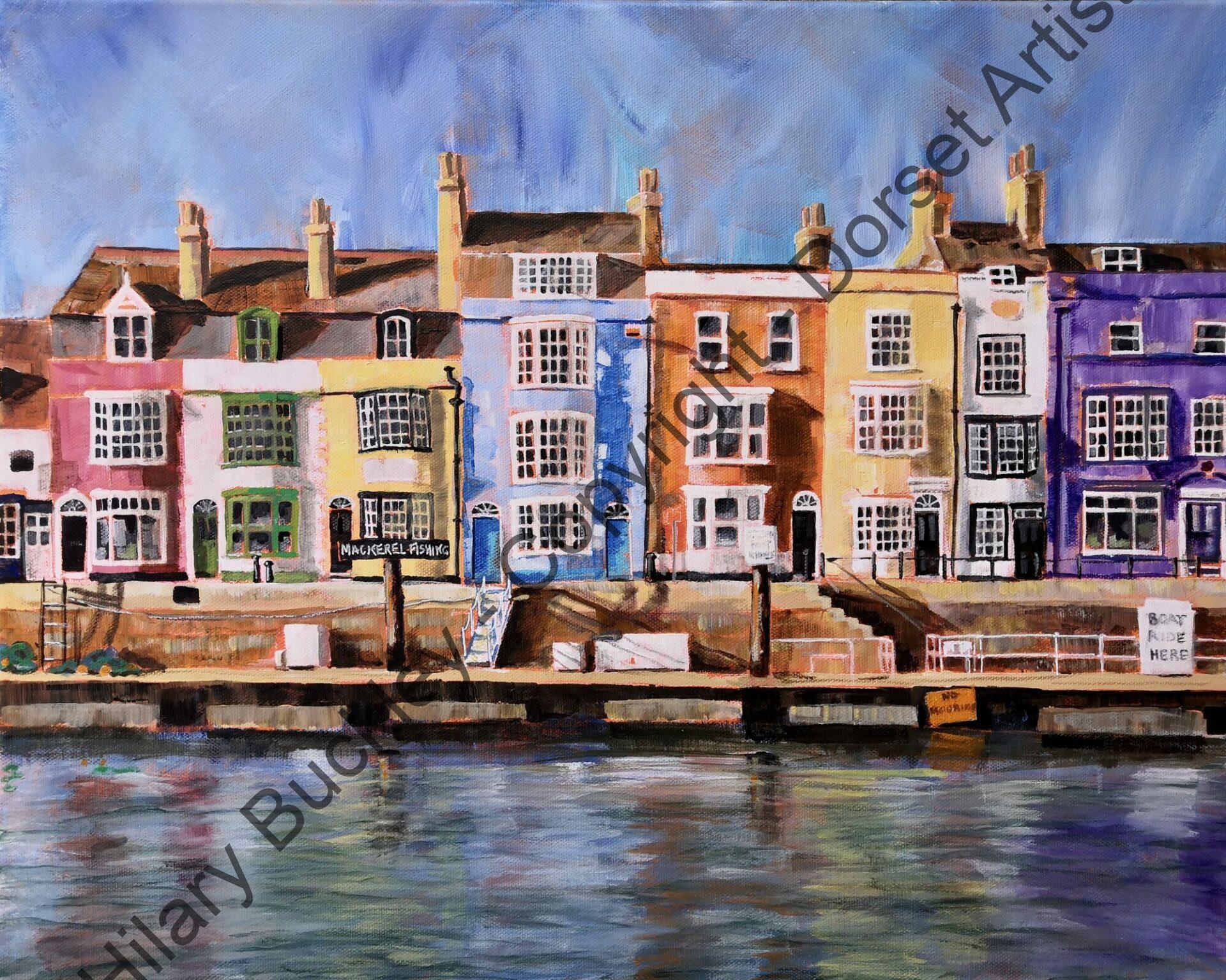 Colourful Houses on Weymouth Harbour