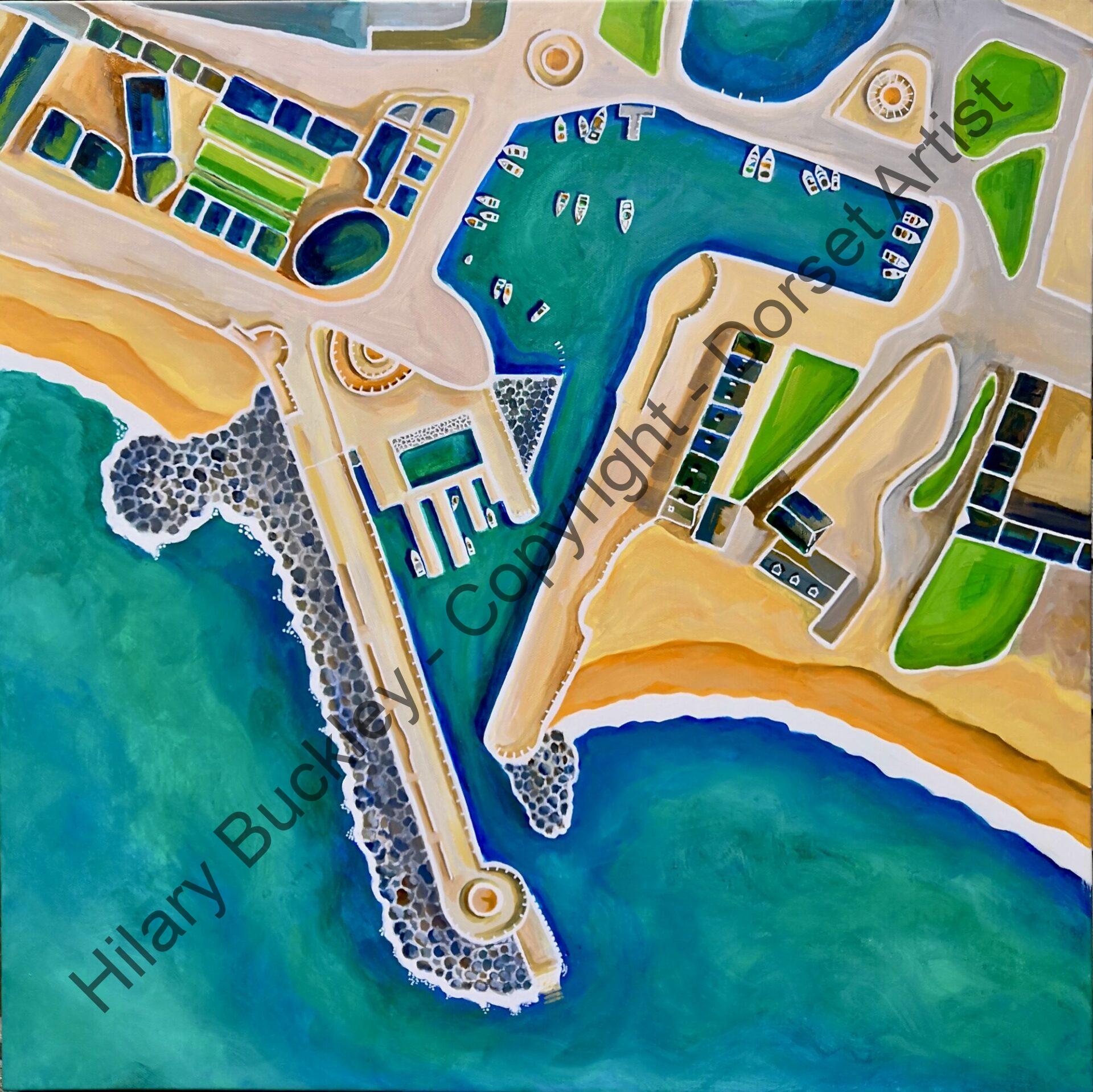 High above West Bay