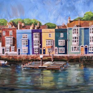 Picturesque Houses on Weymouth Harbour