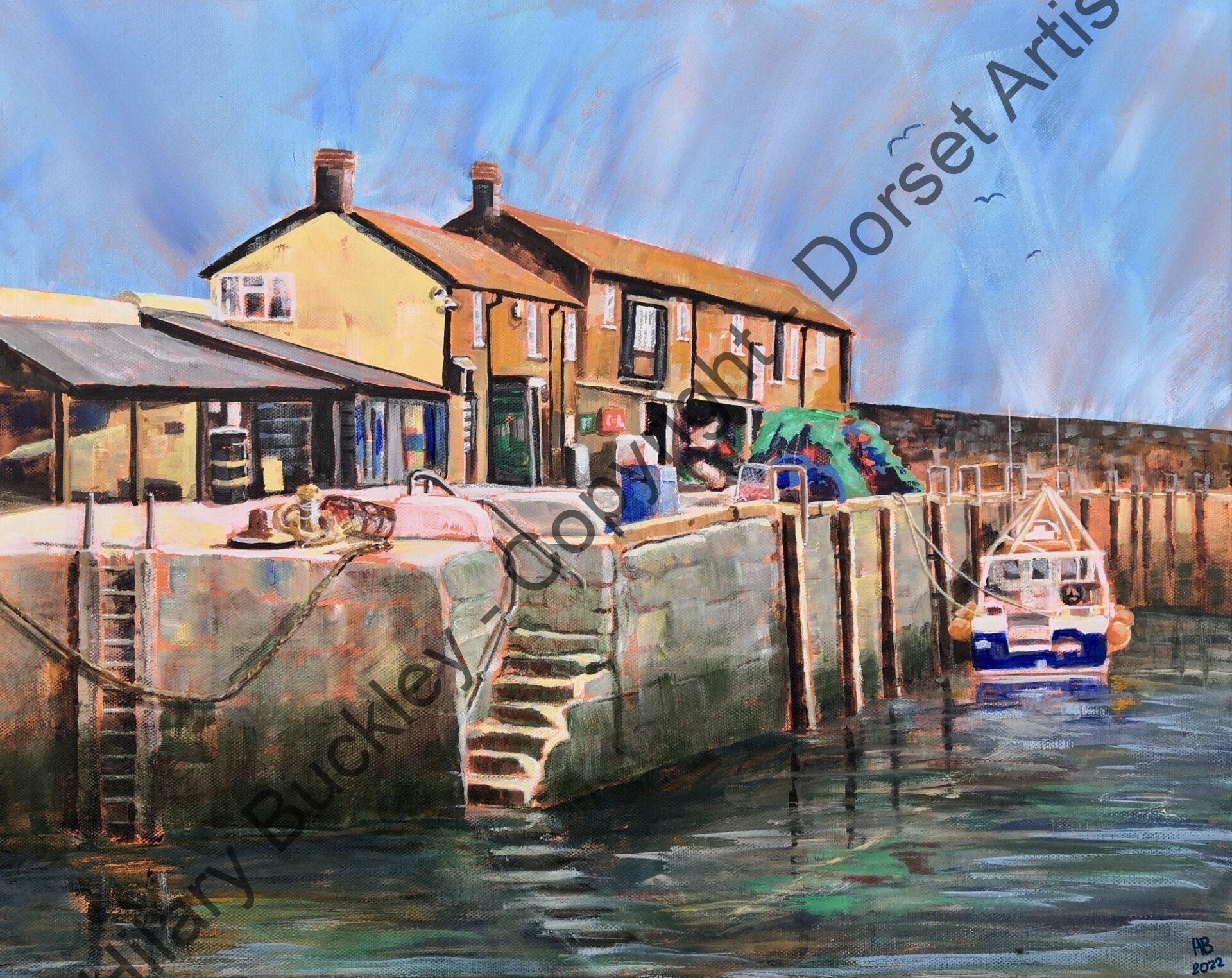 The Cobb from the North Wall, Lyme Regis
