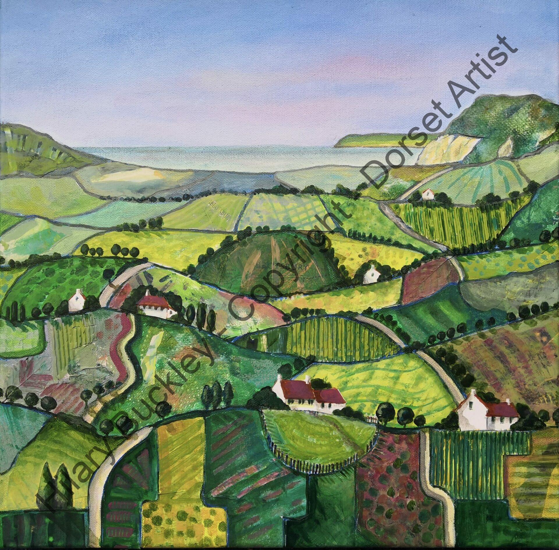 Textured Fields to Golden Cap