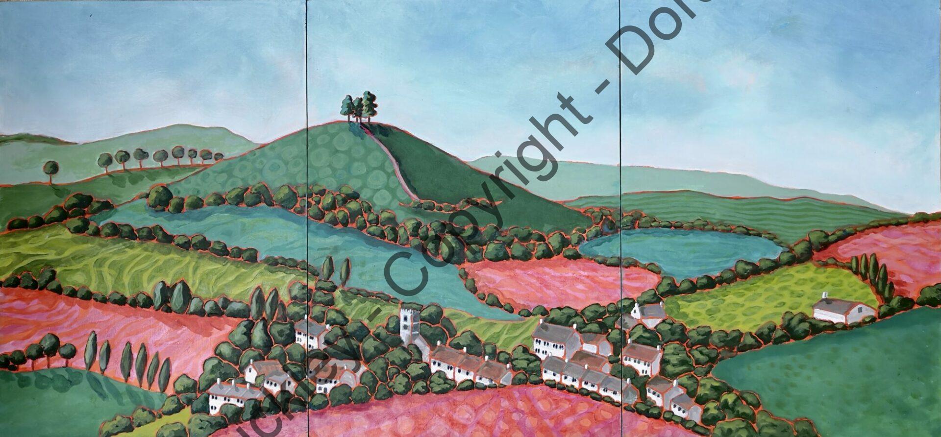 Cheery Colmer’s Hill Triptych