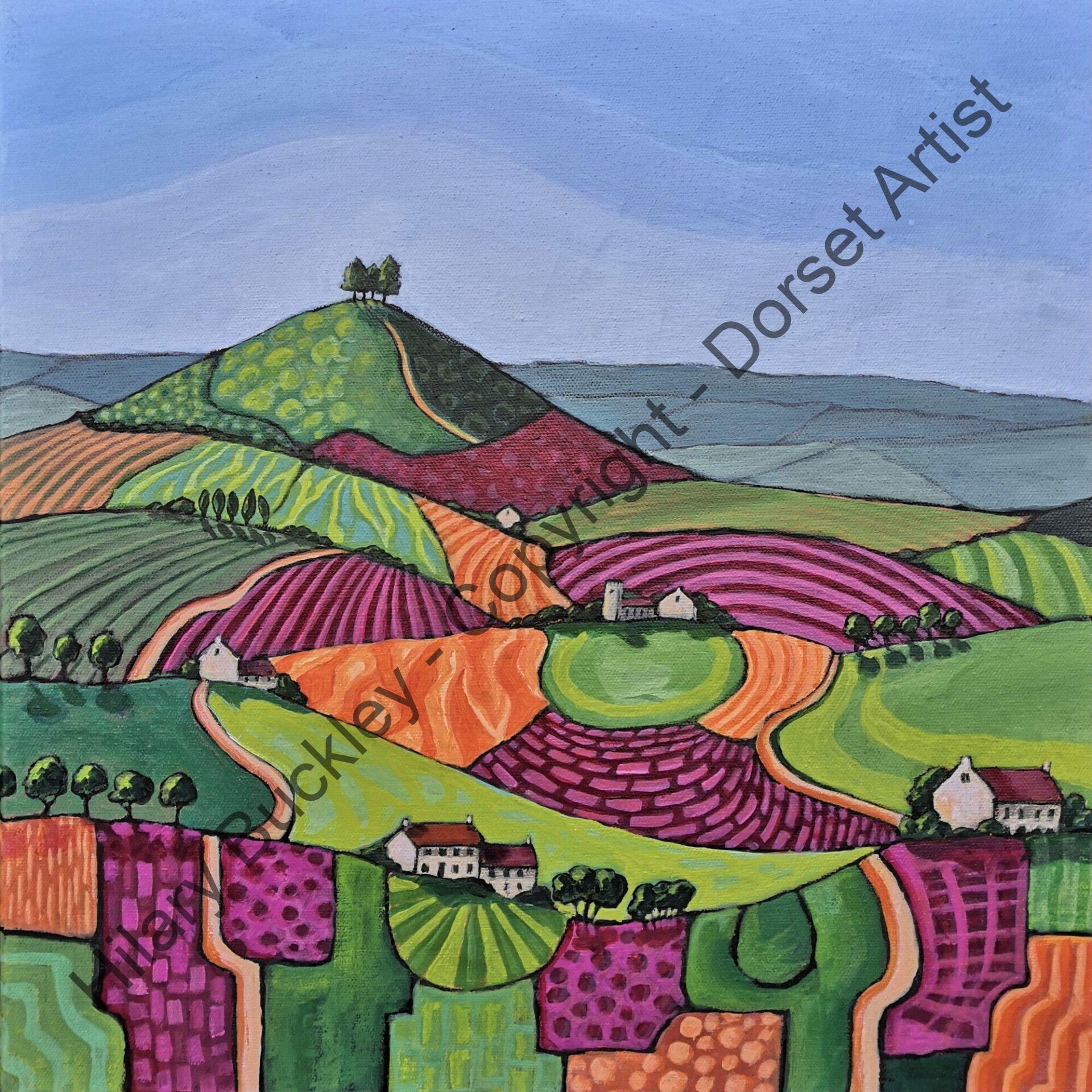 Magenta and Orange Patterns of Colmer’s Hill