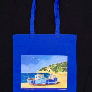 Blue bag with Boats at Beer