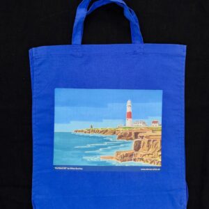 Blue bag with Portland Bill