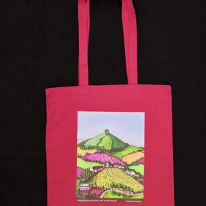 Maroon bag with Magenta Patterns of Colmer's Hill