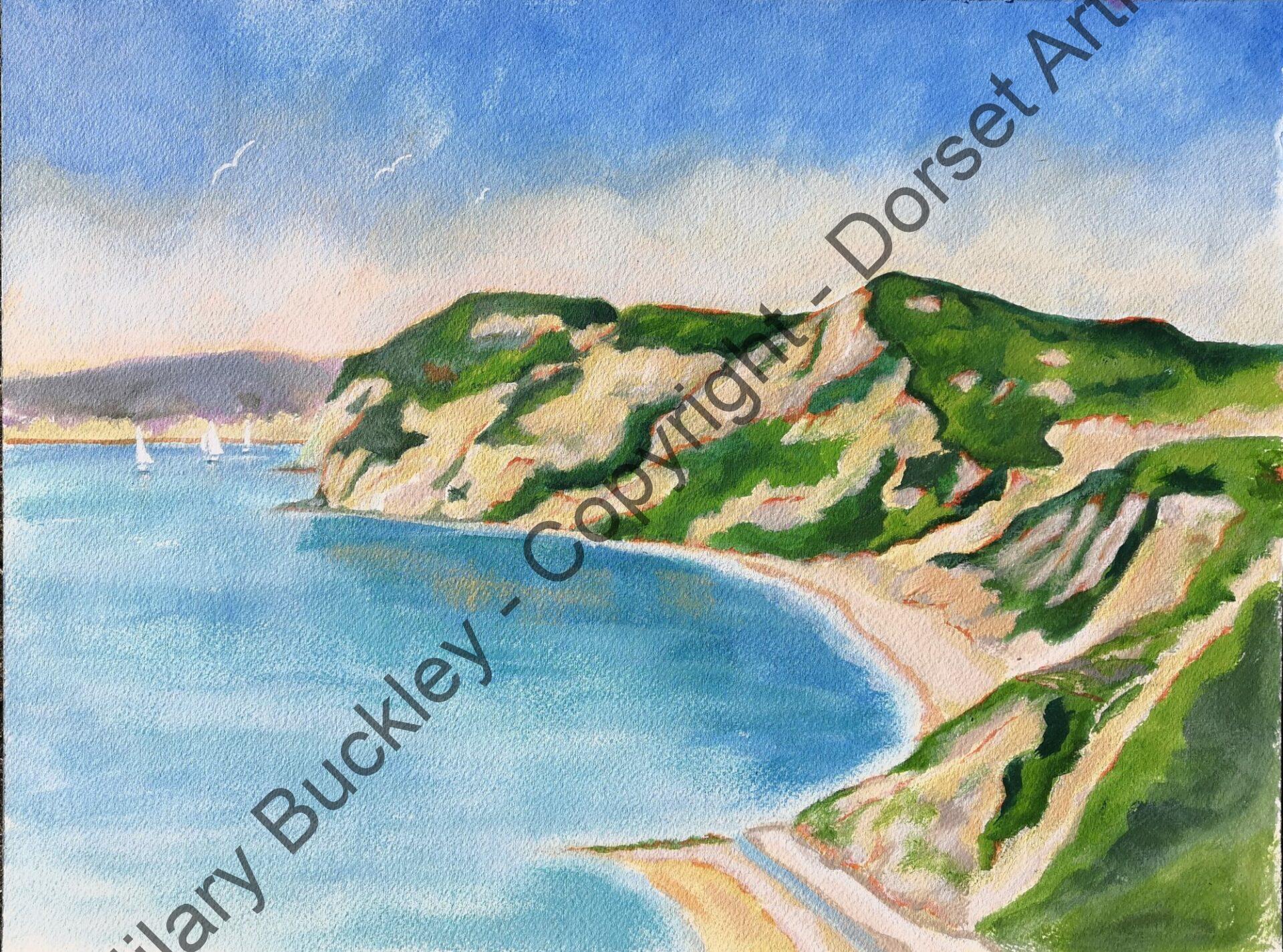 Golden Cap from West Bay