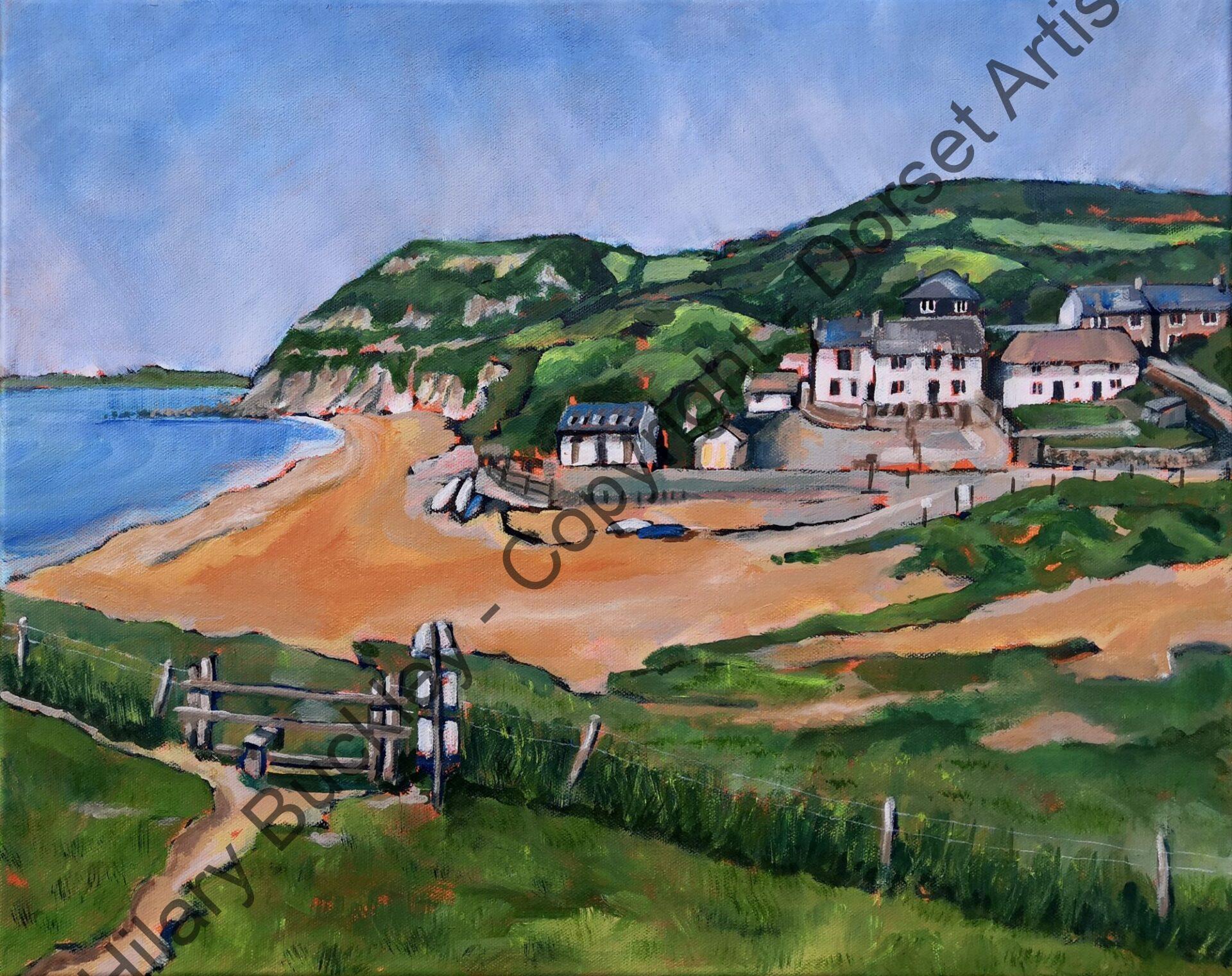 Pathway to Seatown and Golden Cap