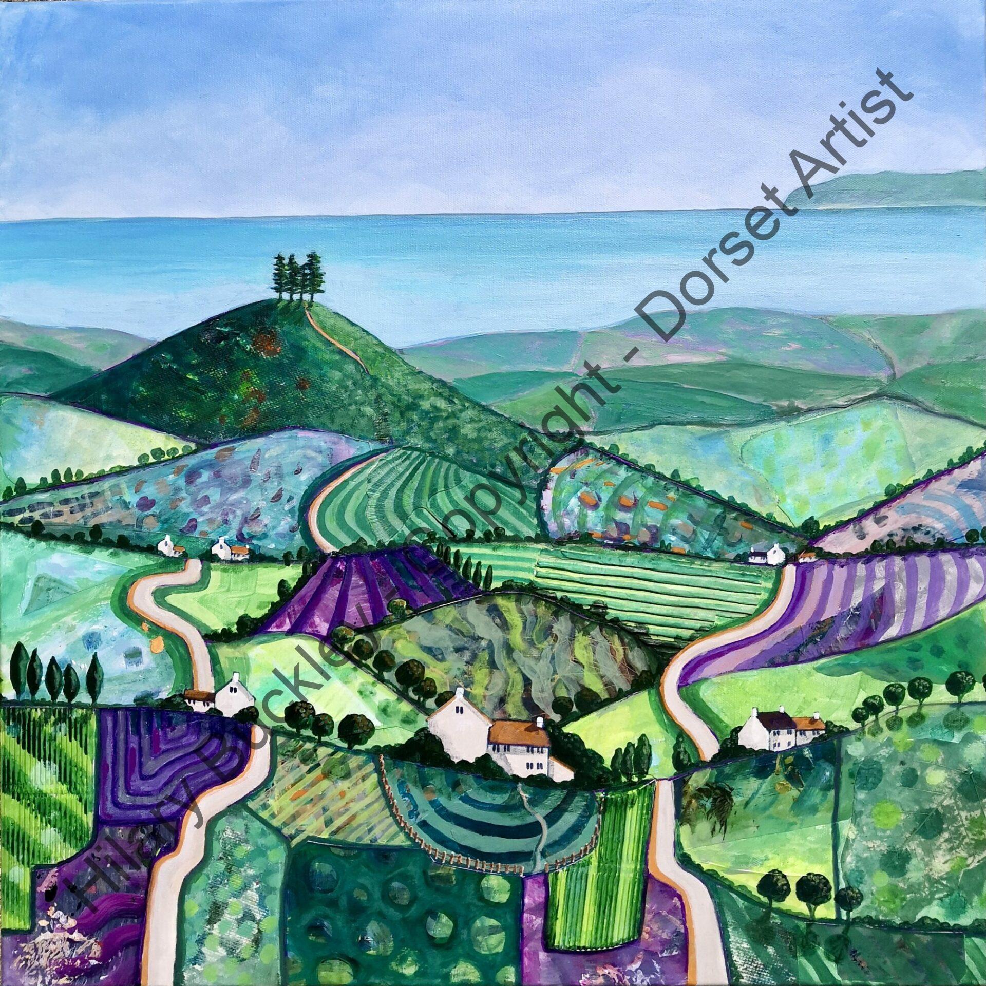 Purple Patchwork to Colmer's Hill