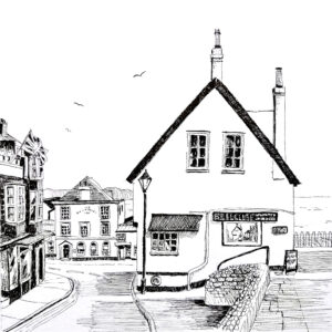 View of Bell Cliff, Lyme Regis