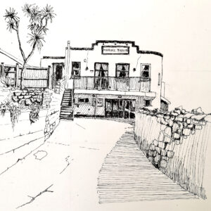 View of Marine Theatre, Lyme Regis