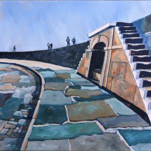 Old Gin Shop Steps on the Cobb, Lyme Regis