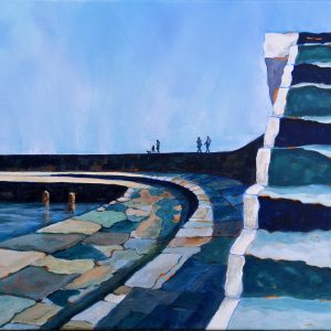 Summertime Cobb Steps, Lyme Regis