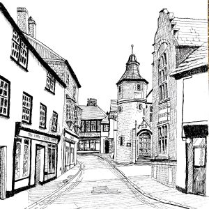 View of the Guildhall, Lyme Regis