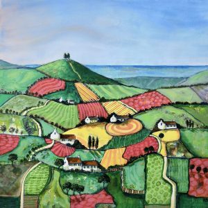 Red Fields to Colmer's Hill